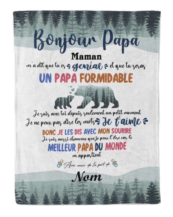 Bonjour papa