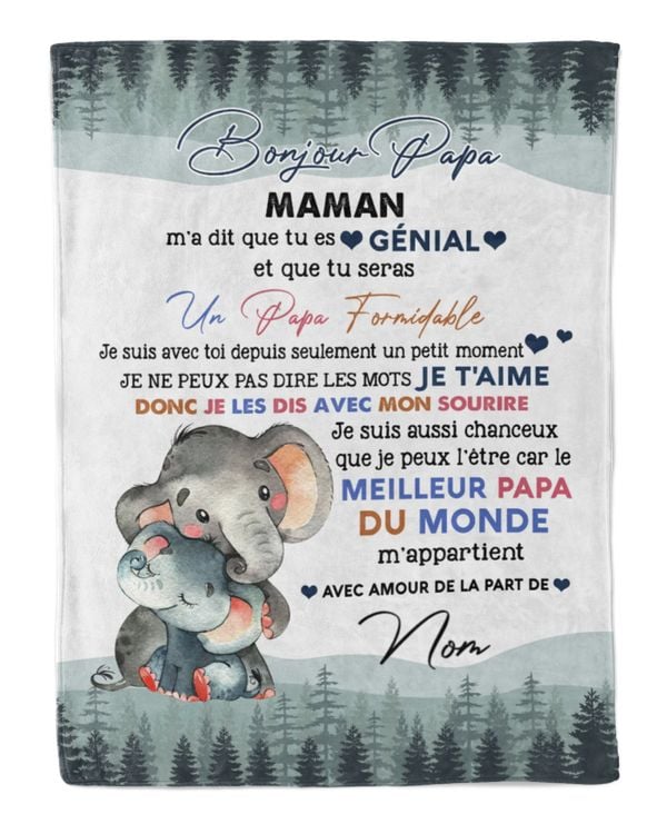 Bonjour papa