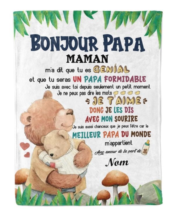 Bonjour papa