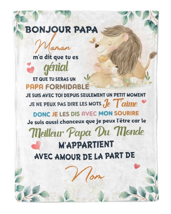 Bonjour papa