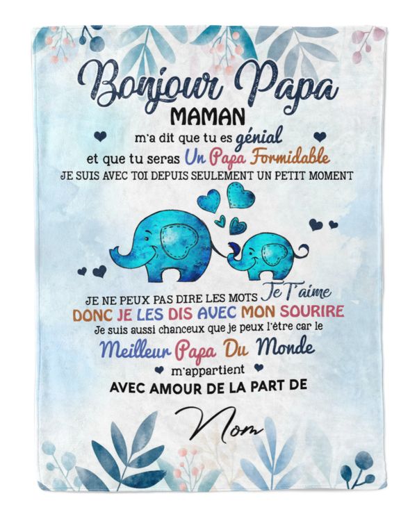 Bonjour papa