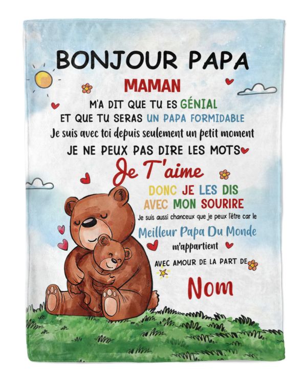 Bonjour papa