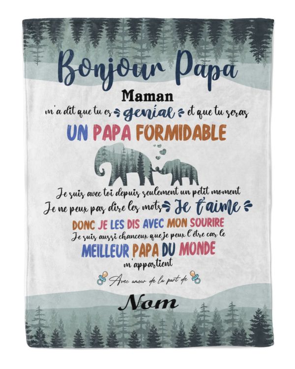 Bonjour papa