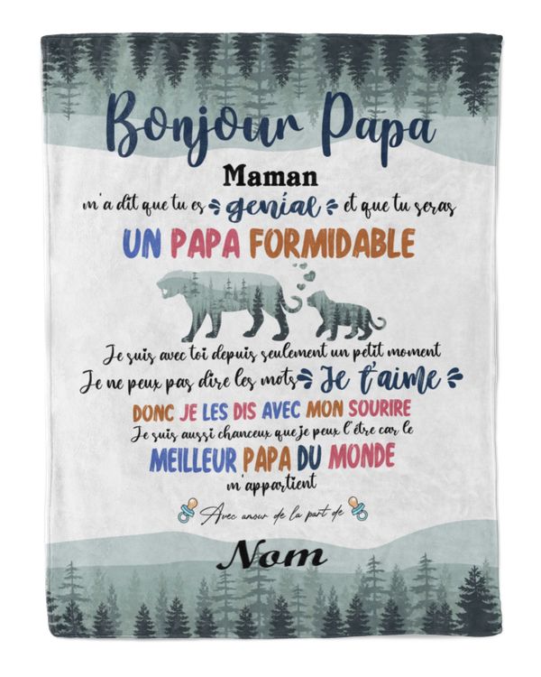 Bonjour papa