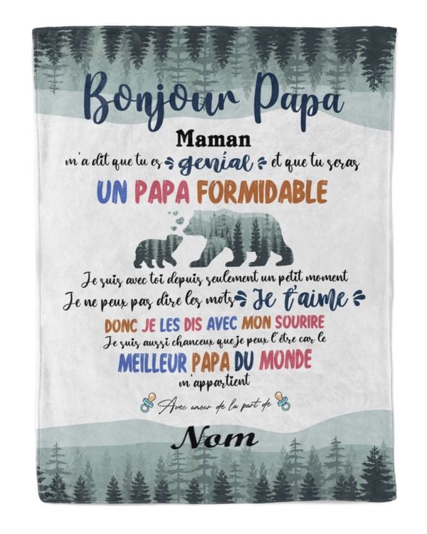Bonjour papa