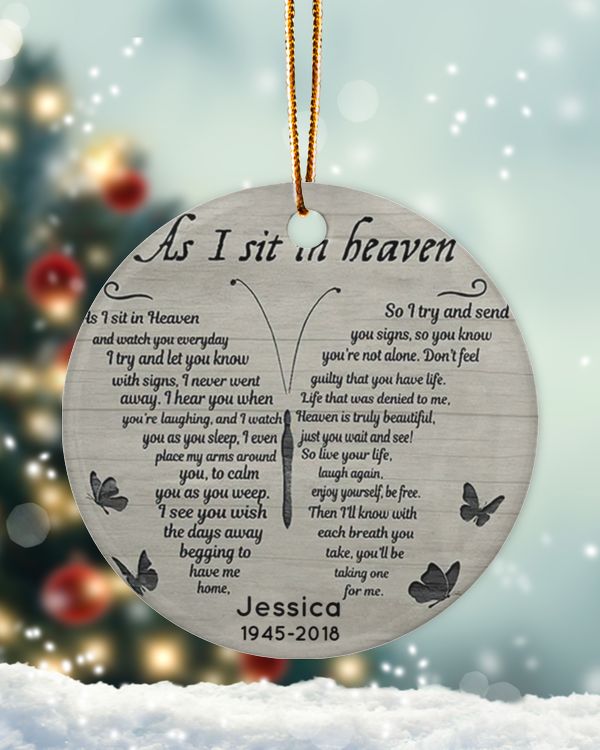 Porcelain Ornament - Circle