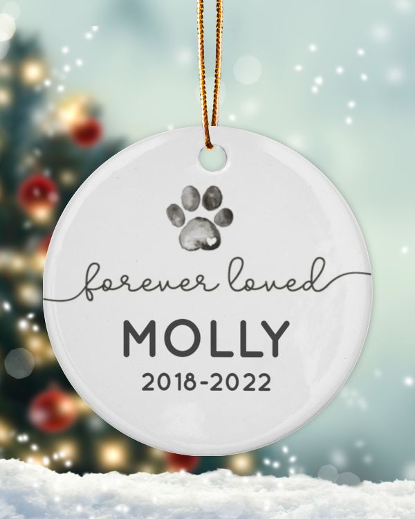 Porcelain Ornament - Circle