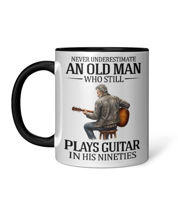 Never underestimate an old man who still plays guitar in his nineties