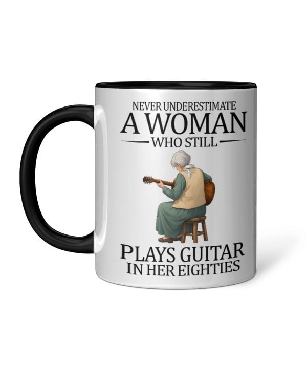Never underestimate a woman who still plays guitar in her eighties