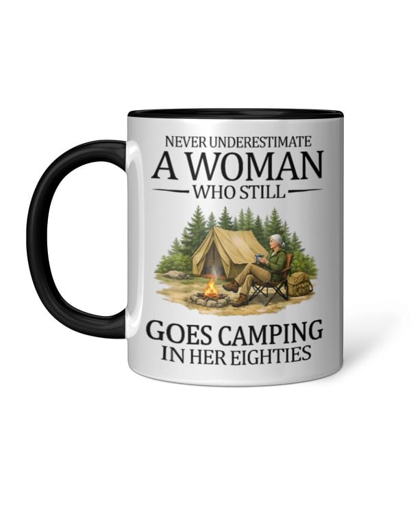 Never underestimate a woman who still goes camping in her eighties