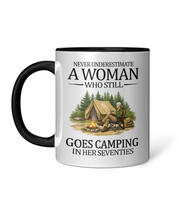 Never underestimate a woman who still goes camping in her seventies