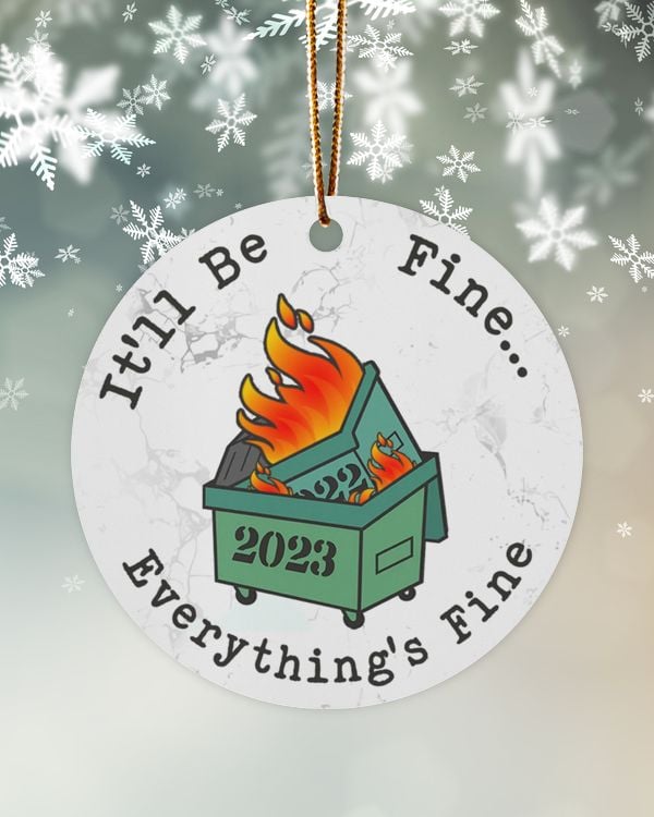 2023 Dumpster Fire Ornament 2023 Dumpster Fire Ornament
