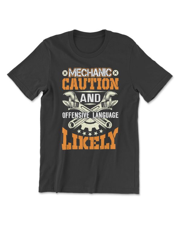 Mechanic Caution Message Funny Auto 369 mechanician