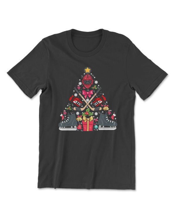Hockey Christmas Hockey Funny Xmas Tree Hockey Player220 player