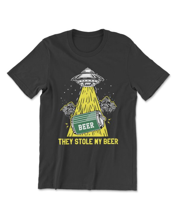 Beer Alien Stole My Funny Alien Abduction 666 drinking