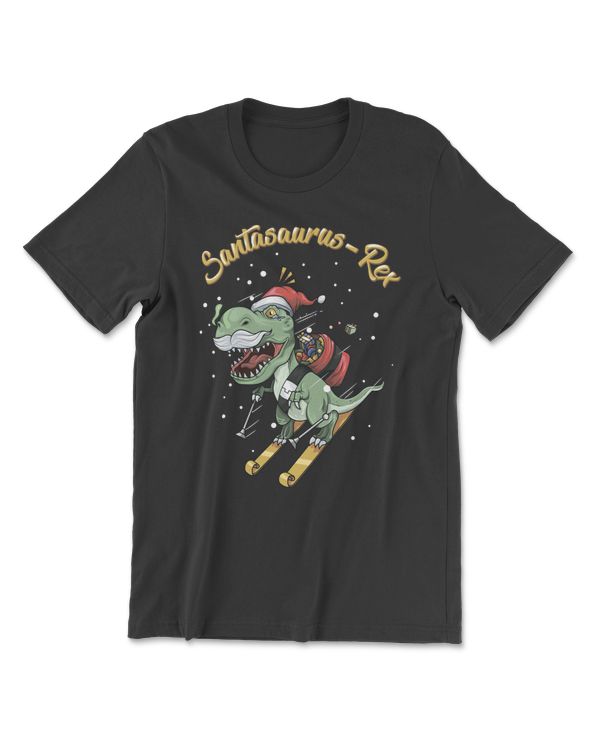 Dinosaur TRex Santasaurus Rex Dinosaur Santa Claus  Dino