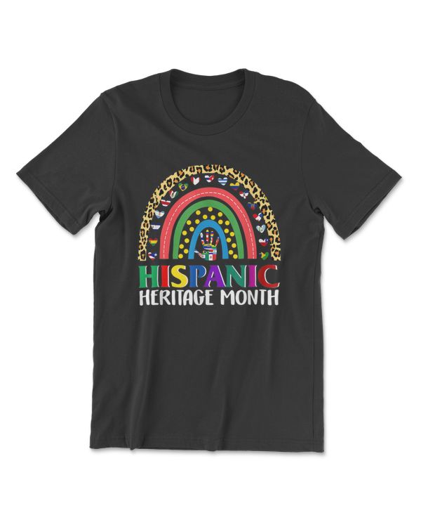National Hispanic Heritage month Rainbow All Countries Flags