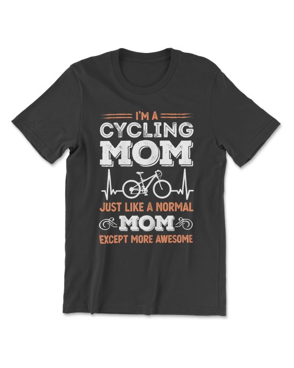 Cycling Cycling Mom Funny Bicycle Heartbeat 72 Bicycle
