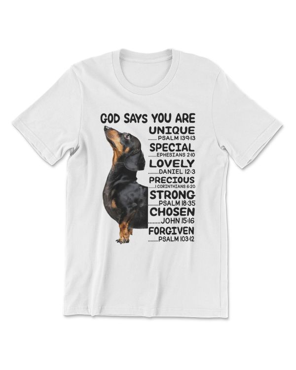 Dachshund Dog God Says You Are Dog Lover