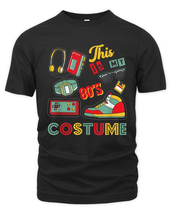 This Is My 80s Costume Shirt 1980s Halloween Retro Vintage