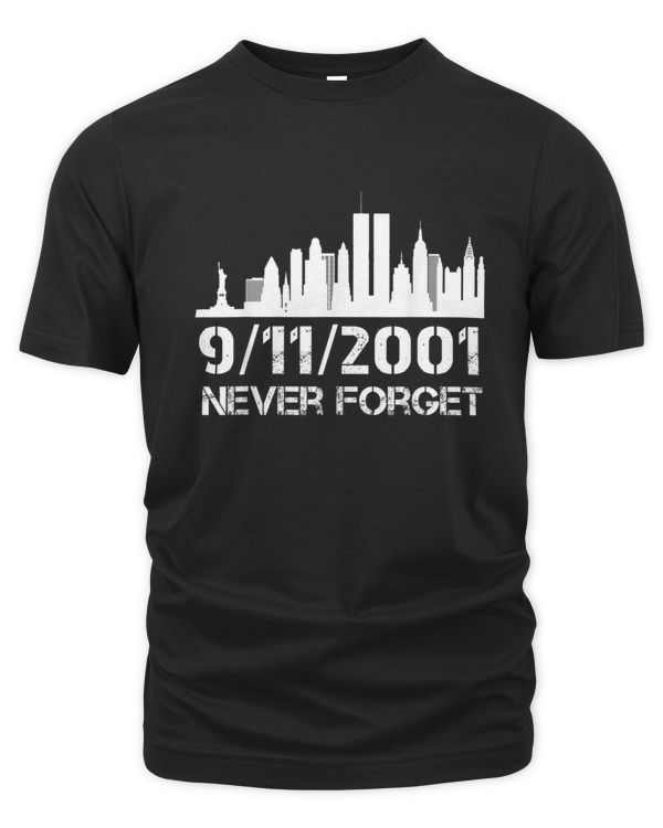 Never Forget 9/11 20th Anniversary Patriot Memorial Day T-Shirt
