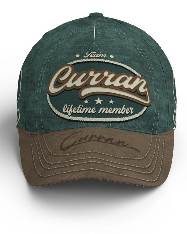 Team CURRAN Lifetime Member Baseball Cap Na01