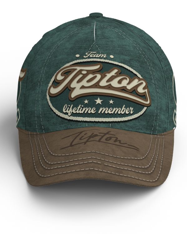 Team TIPTON Lifetime Member Baseball Cap Na01