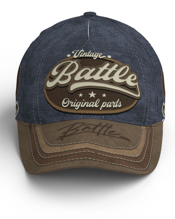Vintage BATTLE Original Parts Baseball Cap Na24