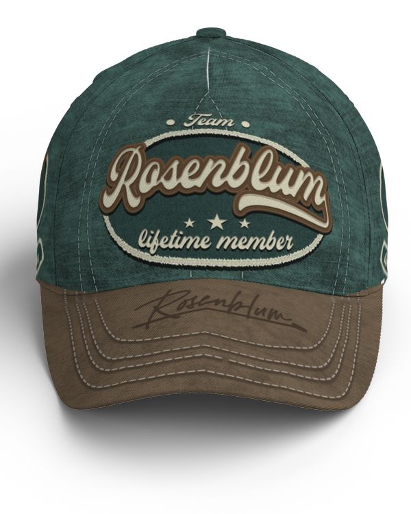 Team ROSENBLUM Lifetime Member Baseball Cap Na01