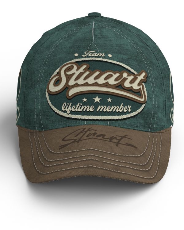 Team STUART Lifetime Member Baseball Cap Na01