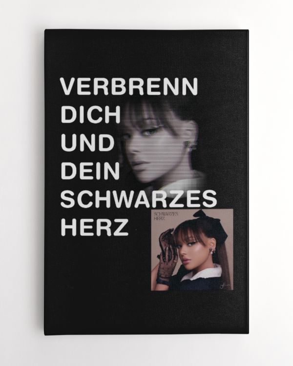 Ayliva Schwarzes Herz (Verbrenn dich und dein schwarzes Herz) Home-decor aylivamerch