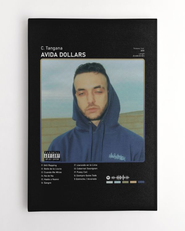 C Tangana AVIDA DOLLARS ALBUM Home-decor ctanganamerch