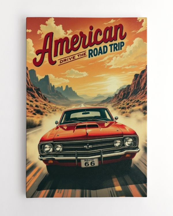 Muscle Car Adventure Wall Art