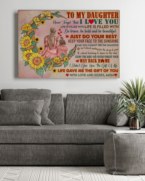 To my Daughter never forget that i love you