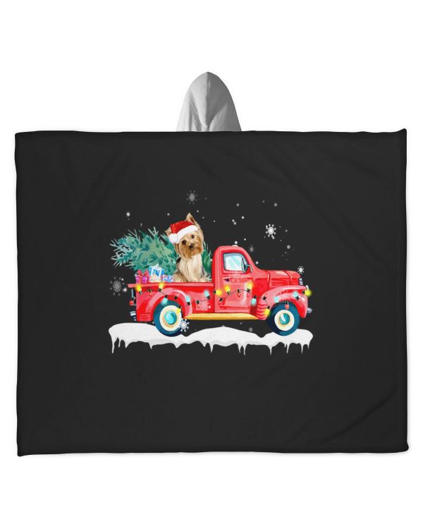 Hooded Sherpa Fleece Blanket