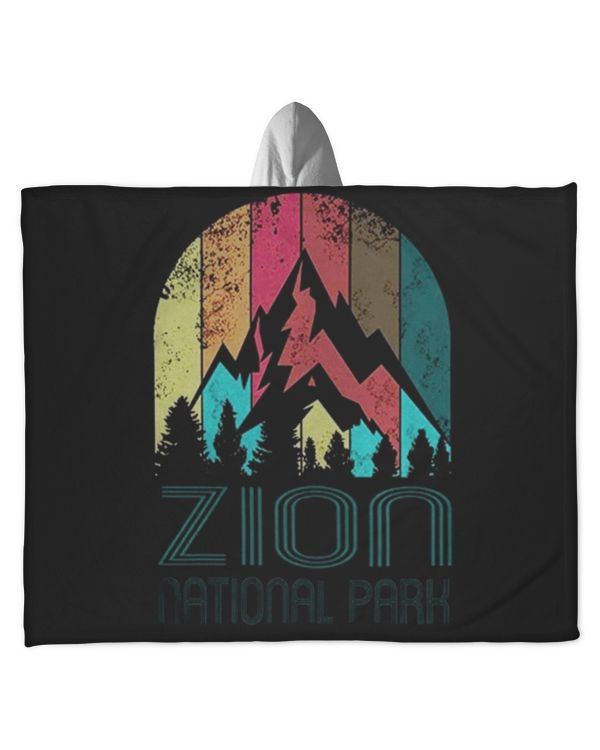 Hooded Sherpa Fleece Blanket