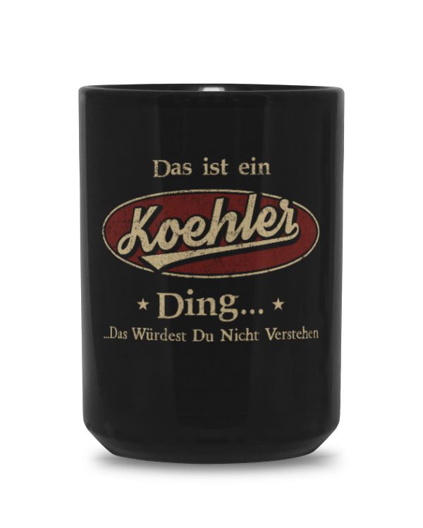 Black Mug 15oz