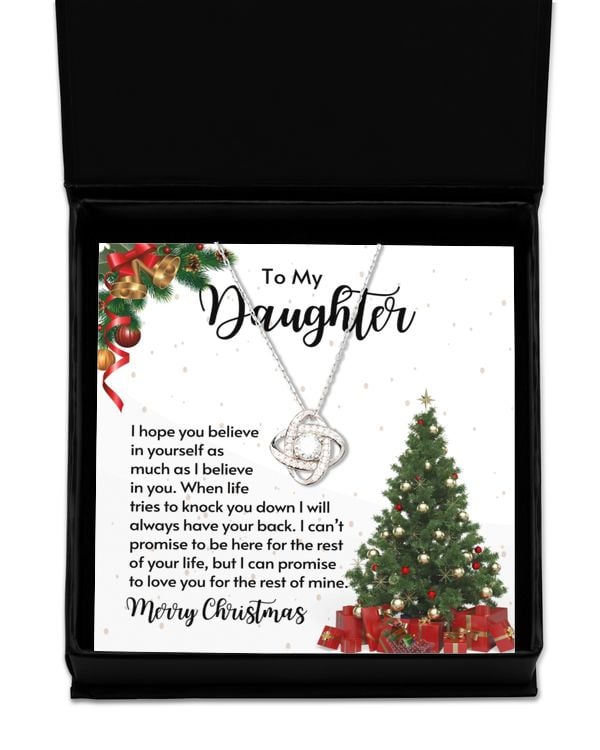 Love Knot Silver Necklace