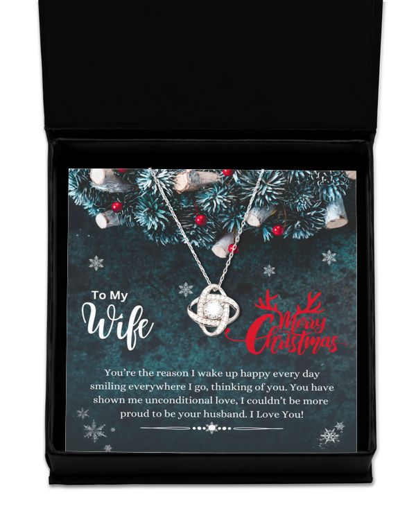Love Knot Silver Necklace