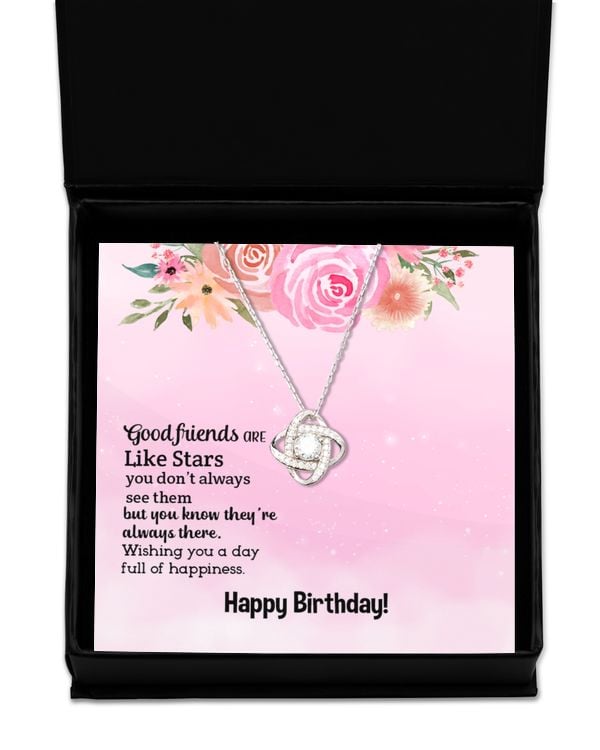 Love Knot Silver Necklace