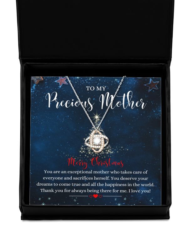 Love Knot Rose Gold Necklace