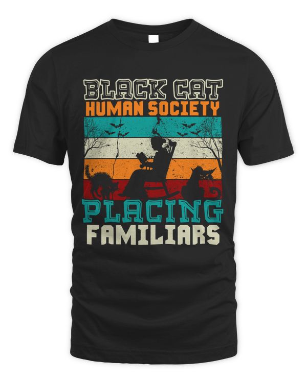 Black cat human society placing familiars