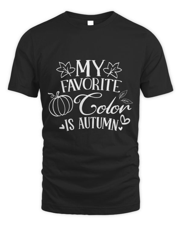 My favorite color is autumn