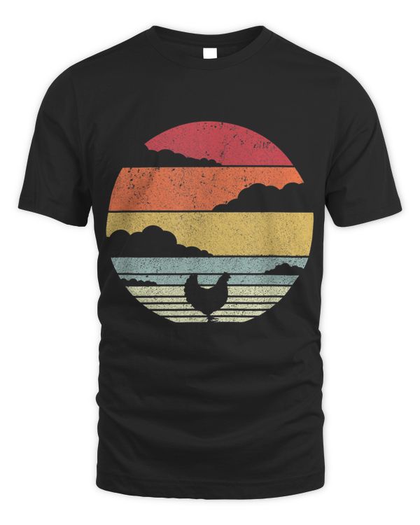 Chicken Shirt Retro Style