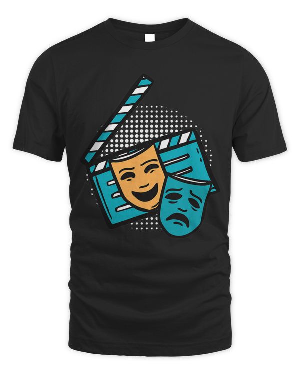 Acting Clapperboard Theatre Mask Theater Actor Film Actress T-Shirt