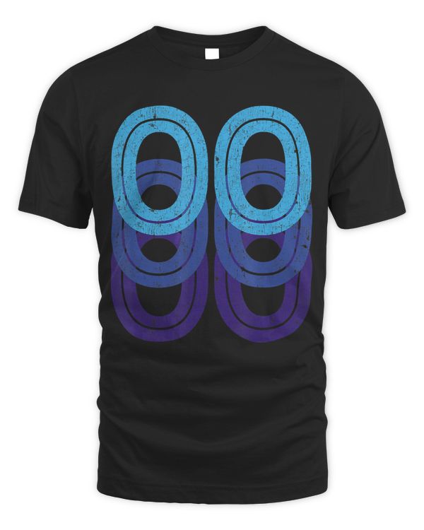 00th Birthday Lucky Number 00 Sports Team Birth Age Year T-Shirt