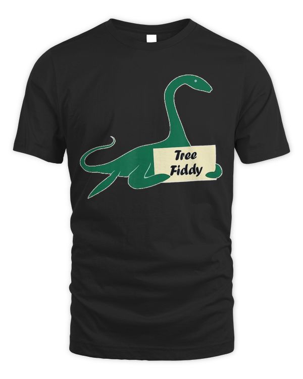 About Tree Fiddy T-Shirt Funny Loch Ness Monster Tee 3.50