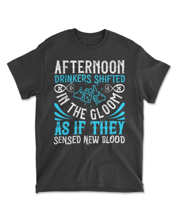Afternoon Drinkers Shifted In The Gloom As If They Sensed New Blood Bulldog T-Shirt