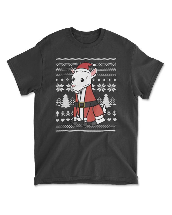 Goat Cartoon Goat Ugly Christmas 398 Cattle