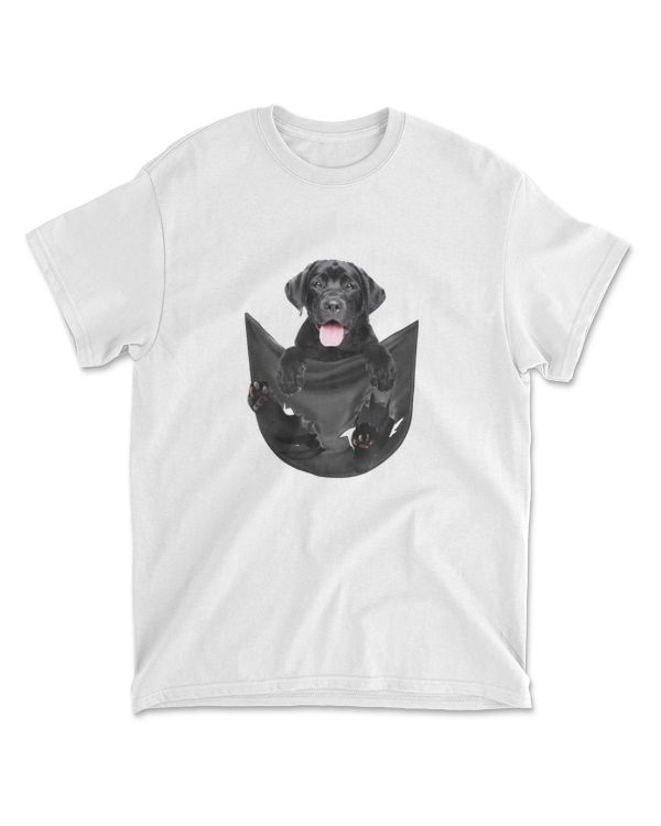 Black Labrador In Pocket